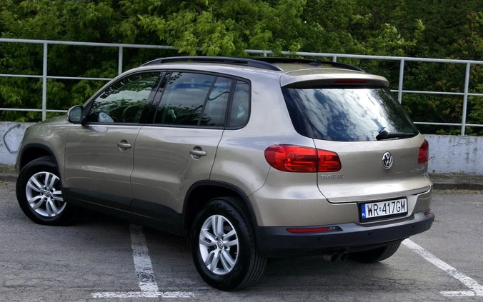 Volkswagen Tiguan cena 54800 przebieg: 211938, rok produkcji 2012 z Radom małe 781